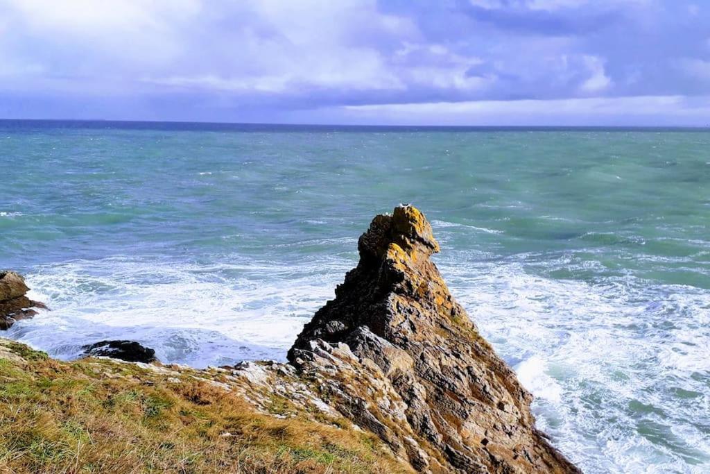Vue Mer Pour Une Escale En Baie Du Mt-St-Michel Cherrueix Bagian luar foto
